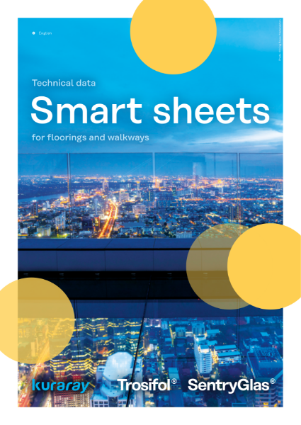 Smart sheets for selecting the right glass combination for
glass floorings and walkways