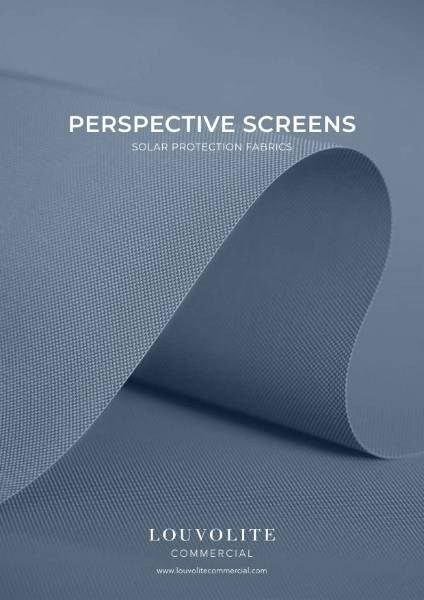 Perspective Screens Solar Protection Fabric Comparison Card