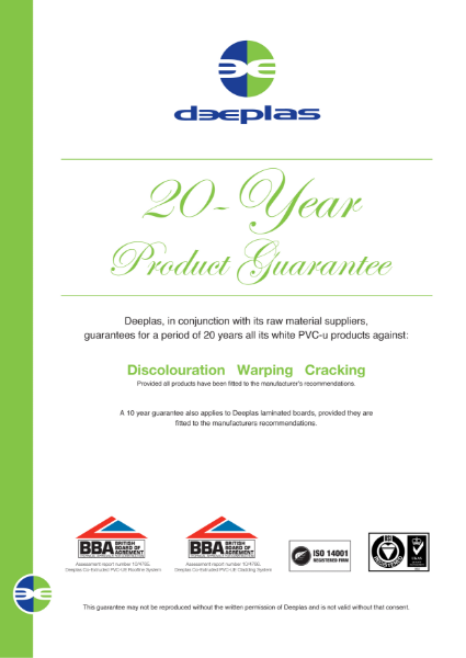 Deeplas Guarantee Certificate
