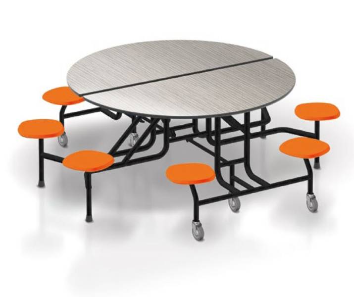 Hallmark 6 Stool Round Dining Table With Disabled Access 