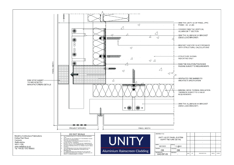 Unity A2 DF-03 Technical Drawing