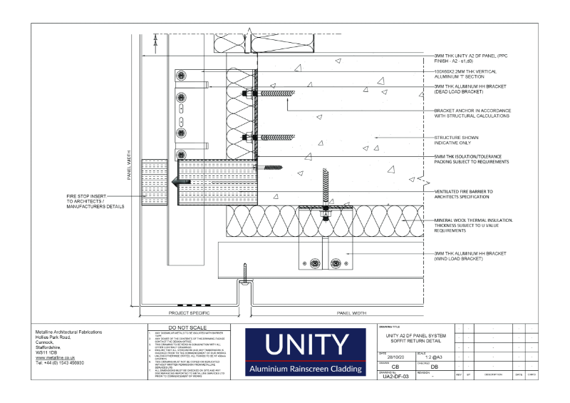 Unity A1 DF-03 Technical Drawing