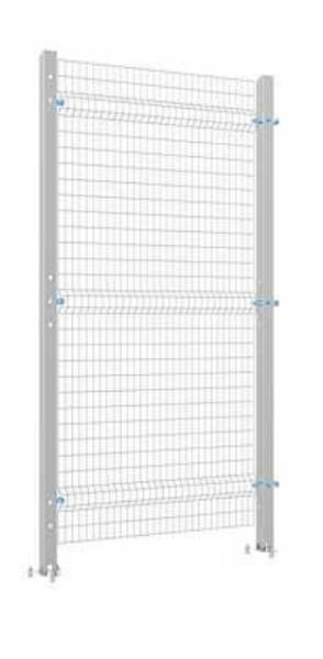 Stainless Steel Guarding - BlueGuard - Post and Panel Machine Guarding System