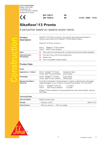 Sikafloor 13 Pronto