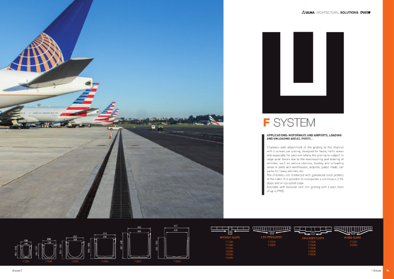 F system - Designed for heavy traffic areas