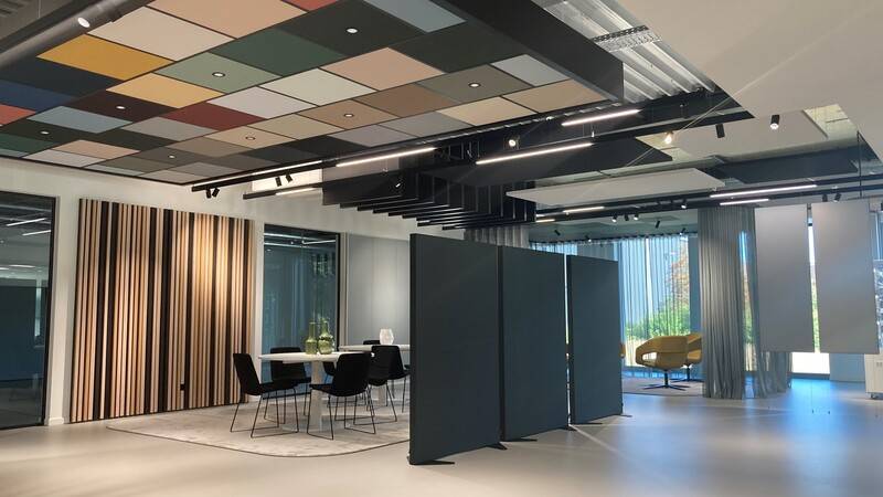 Rockfon® Canva™ Floor Screen - Acoustic screen