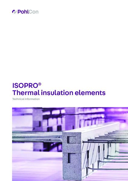 Isopro  thermal insulation elements