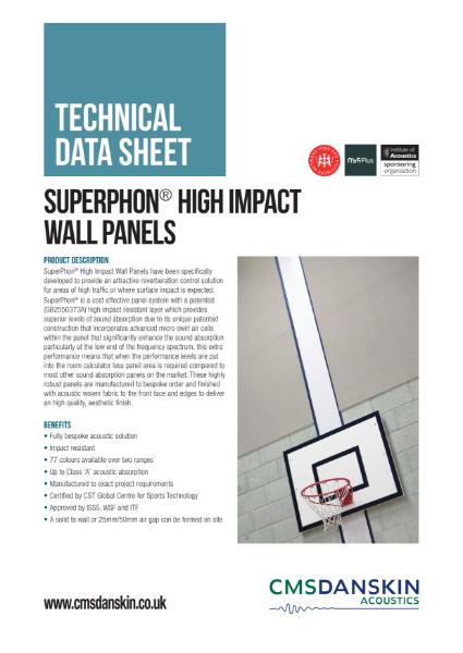 SuperPhon® High Impact Wall Panels - Technical Data Sheet