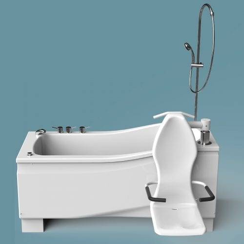 Height Adjustable Bath with Powered Seat
 