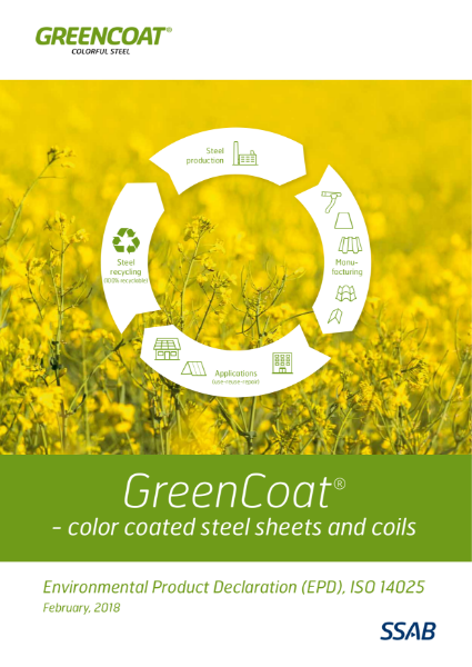 SSAB-GreenCoat-EPD-Color-Coated-Steel-Sheets