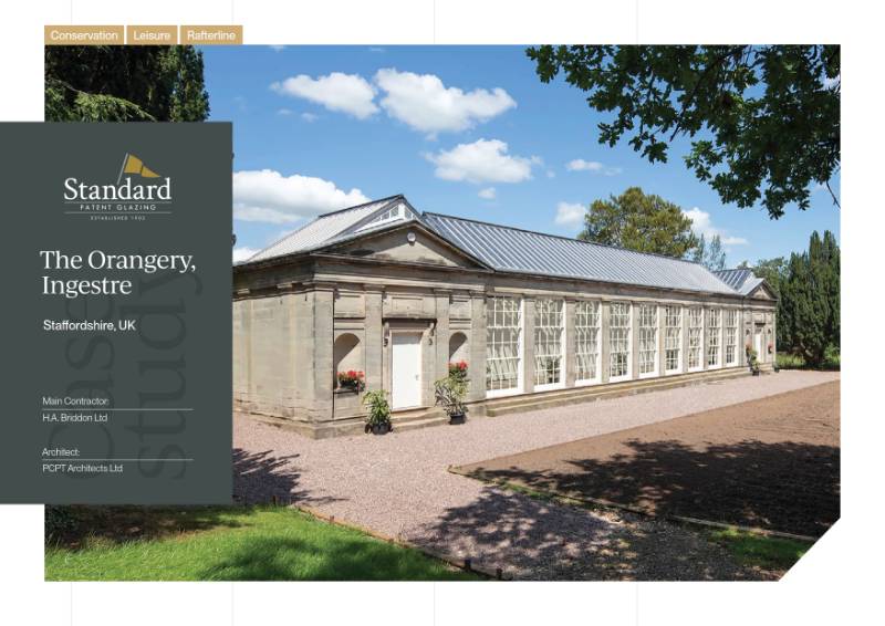 Roof Glazing Replacement - The Orangery, Ingestre