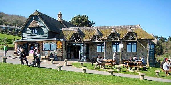 Aluminium Roller Shutters at the Sea Shanty Beach Cafe in Branscombe