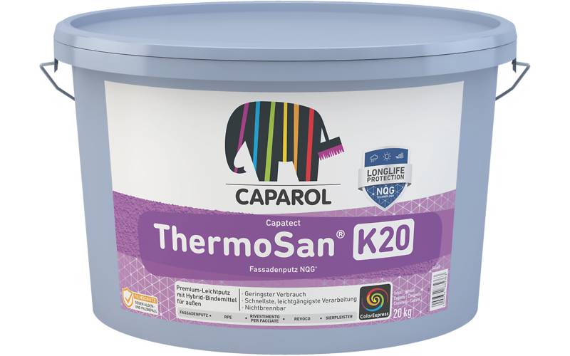 Capatect ThermoSan Fassadenputz NQG - Nano-quartz Matrix Render