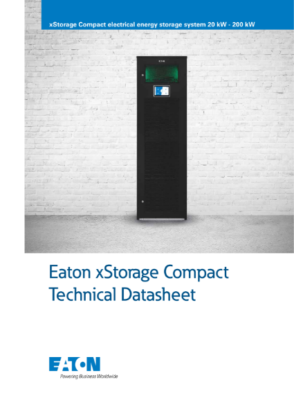 X-Storage Compact Technical Data Sheet