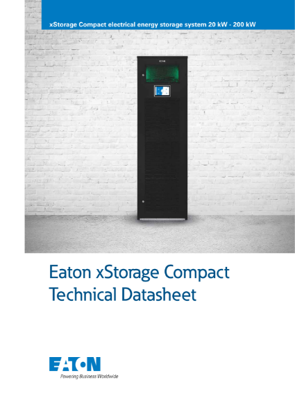 Eaton xStorage Compact - Technical Datasheet