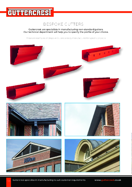 Bespoke gutter system DS
