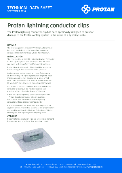 Protan Lightning Conductor Clips