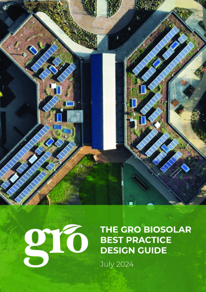 Green Roof Organisation (GRO) - Biosolar Best Practice Design Guide