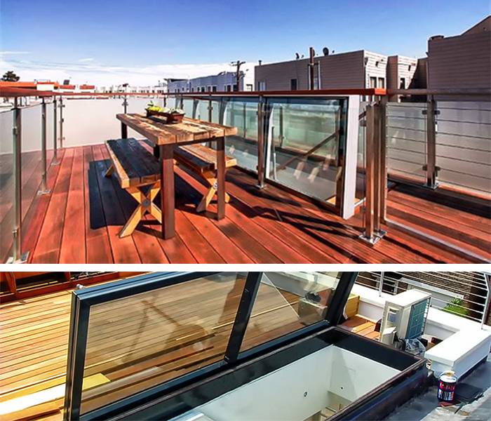 Glazed Roof Hatch - San Francisco