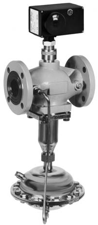 Pressure Independent Control Valve - Flanged 42-36E - Flow Regulator with Electric Actuator