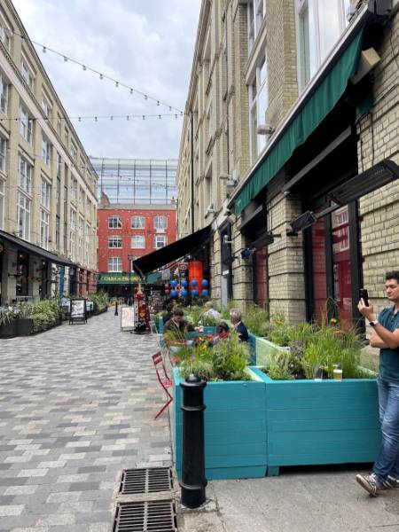 Revitalising Heddon Street: A Burst of Colours and Nature with Custom Planters