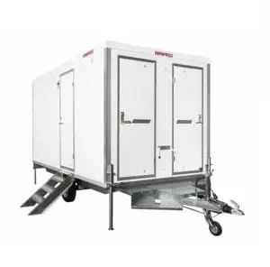 Brakker og Containere - Hjulbrakke M/Toalett 3 Dørs Arnpro 420
