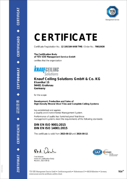 ISO 9001 + 14001