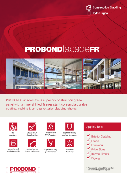 PROBOND Facade FR Overview