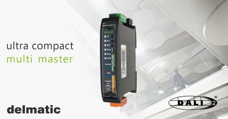 DALI-2 Buswire DIN Module - lighting control module | Delmatic | NBS Source