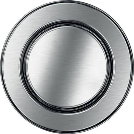 Geberit pneumatic WC flush control, single flush, with locked nuts, concealed actuator 