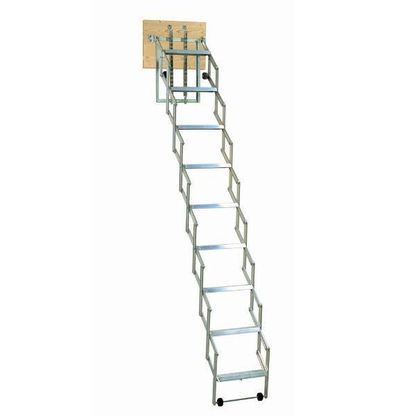 Concertina Loft Ladder - Dolle Alufix Retractable Folding Ladder