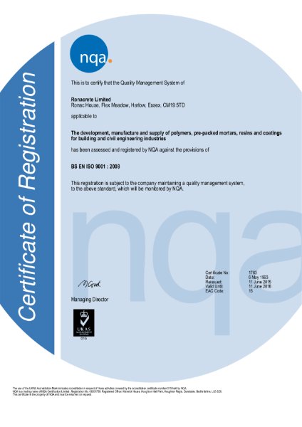 ISO 9001:2008 Certificate