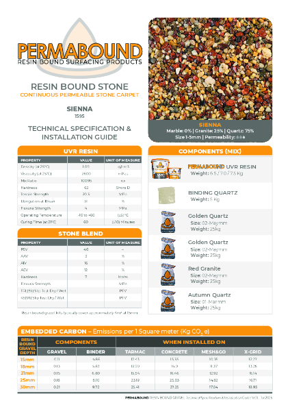 Sienna_1595_Resin_Bound_Stone_TDS_PERMABOUND_V-OL