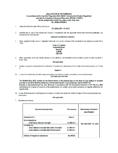 EG18 PLUS Colours DOP