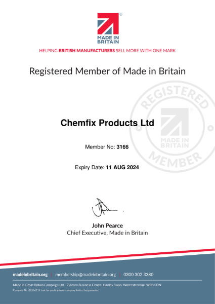 Made In Britain Certificate