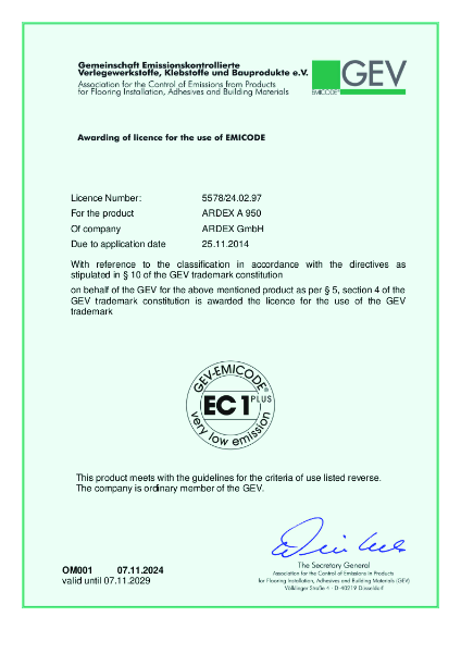 GEV-EMICODE® EC1 PLUS