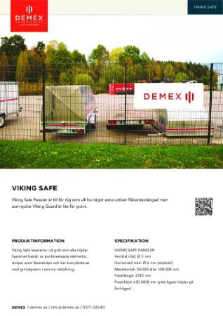 Produktblad  Viking Safe