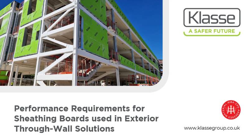 Performance Requirements for Sheathing Boards used in Exterior Through-Wall Solutions