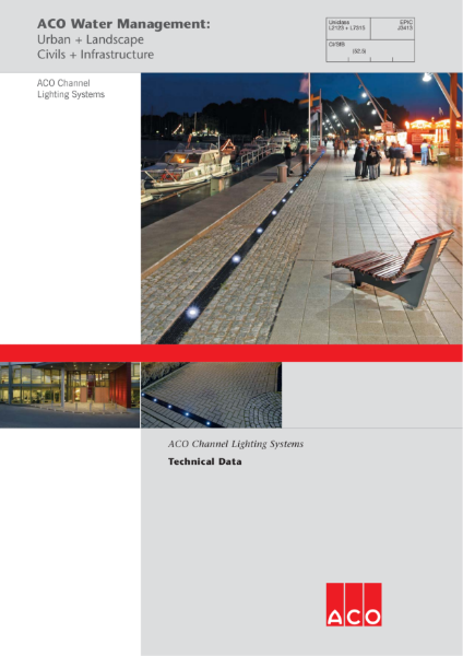 ACO Channel lighting system brochure