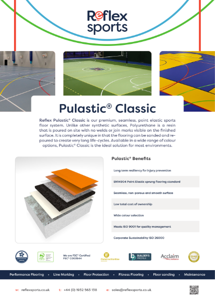 Reflex Pulastic Classic datasheet