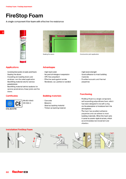 FireStop Foam Datasheet