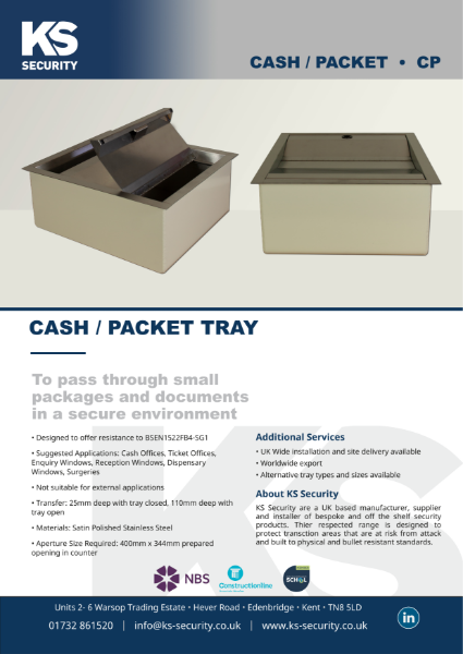 Cash / Packet Tray