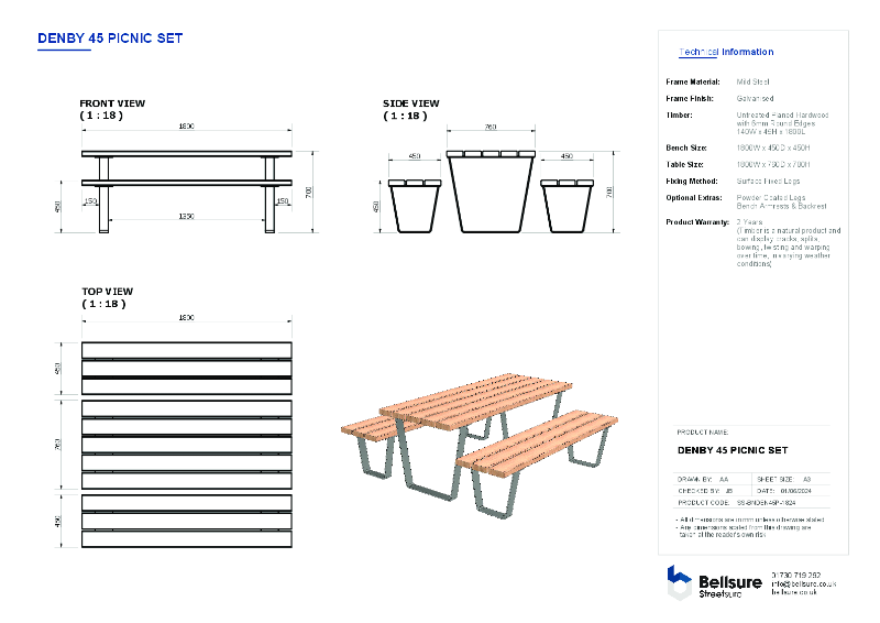 Denby Picnic Set Datasheet