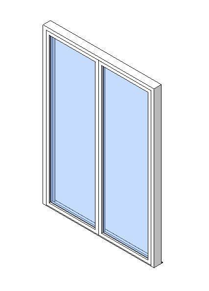 External Double Door, Fully Glazed Leaf