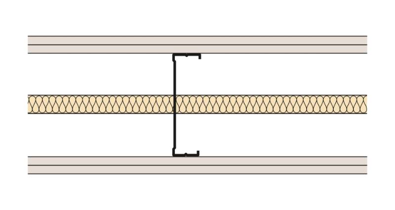 Siniat Single Frame Metal Stud Partition CS14R-212St-25G - Metal Stud Partitioning