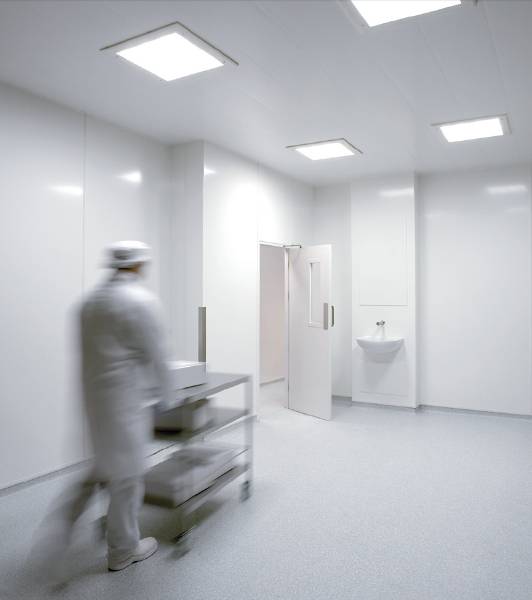 ImpactPRO® White PVC Hygienic Wall Cladding  - Extruded Semi-Rigid PVC Sheet