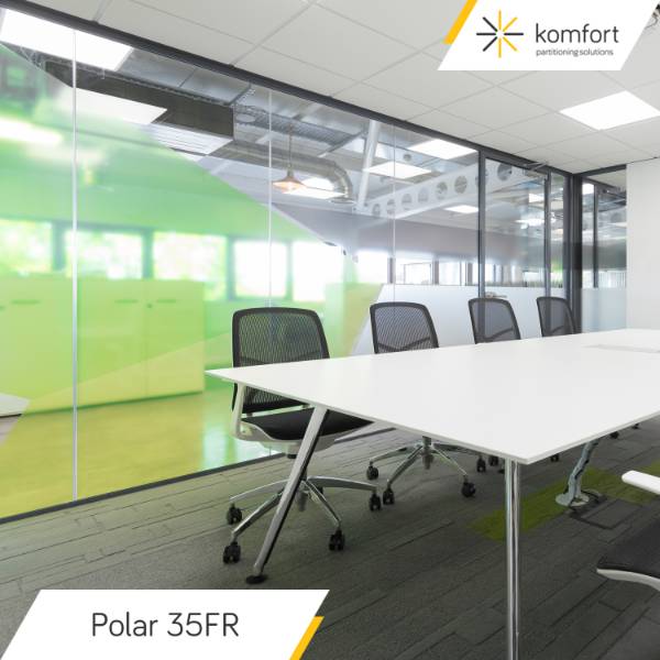 Komfort | Polar 35FR | 30/0 Fire Rated Single Glazed Partitioning  