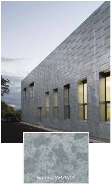 VMZINC® Zinc Sheet - For Facade, Roofing or Rainwater Systems