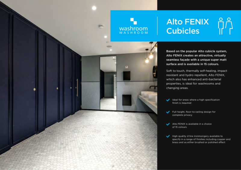 Alto FENIX toilet cubicle