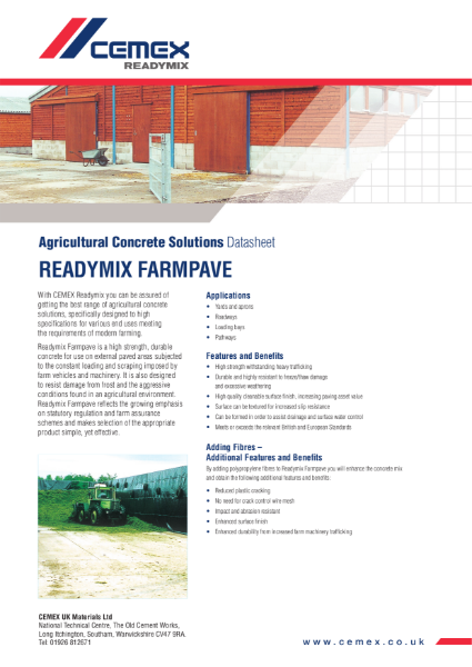 Farmpave - Agricultural Concrete